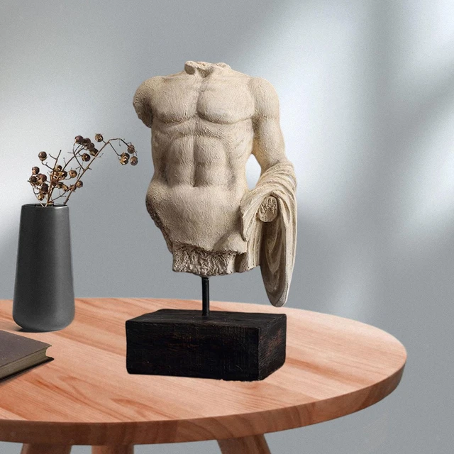 Statue de buste d'homme Figurines en résine Artisanat Mesure