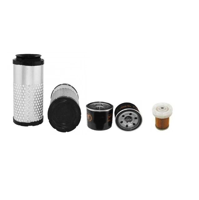Kit Filtres Pour Tracteur Kubota B 7200 HST Moteur D950 - Filtre à Huile, Air, Carburant - Compatible OEM