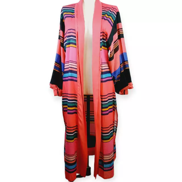 Anthropologie Conditions Apply One Size Multicolor Striped Cover-Up Kimono NWT