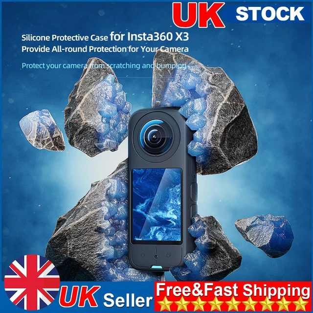 Waterproof Body Protector Cover Panoramic Camera Case for Insta360 X3 (Black)