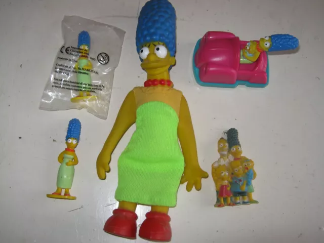 Lot De Marge  Simpsons Plastic Et Tissus Grande  27 Cm 1990