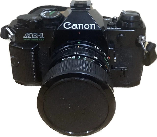 CANON AE1 PROGRAM 35mm Film Camera with 3570mm Lens (Shutter Jammed