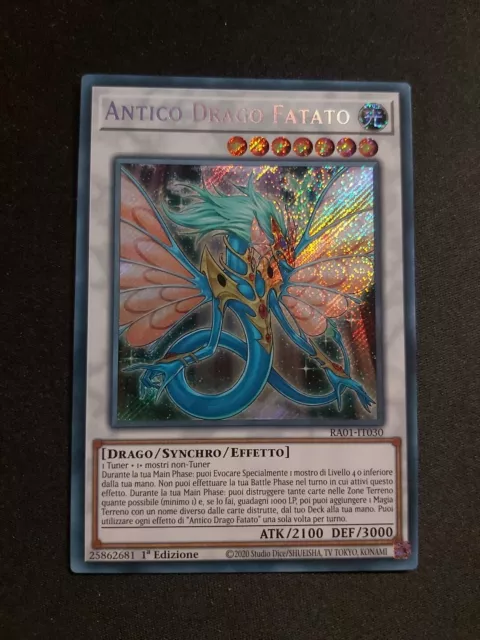 Antico Drago Fatato RA01-IT030 • Rara Segreta • YuGiOh! (Fairy Dragon)