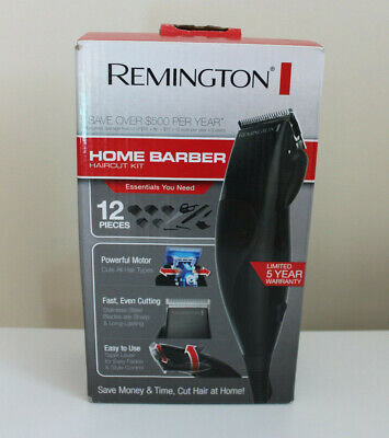 Kit recortador de corte de pelo Remington 12 piezas corte de pelo para peluquero doméstico