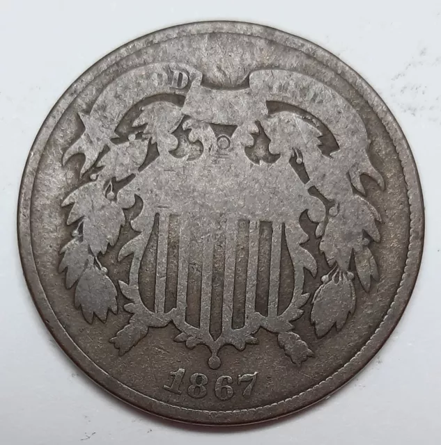 1867 Two Cent Piece!