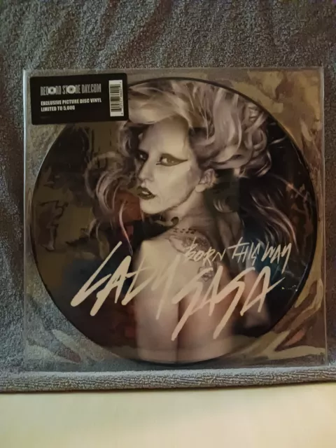 Lady Gaga 'Born This Way' Record Store Day Picture Vinyl Disc 5,000 Copies Mint