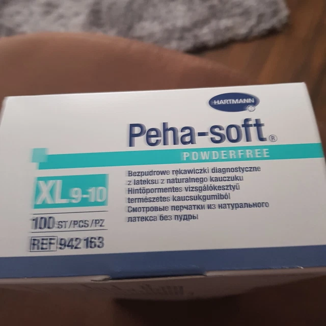 Peha-soft Einweghandschuhe.