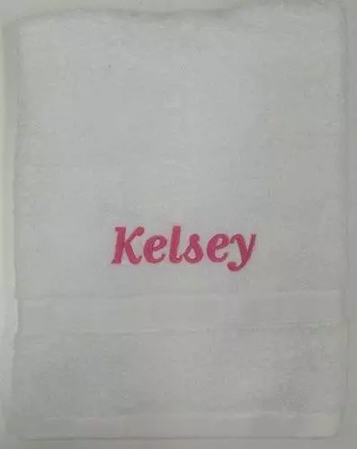 NEW Personalised Hand Towel Gym Towel Kids Hand Towel Embroidered Name