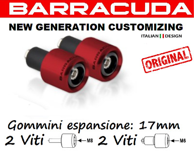 Barracuda BARRACUDA MANOPOLE E CONTRAPPESI ROSSO UNIVERSALI DUCATI MONSTER S2R 