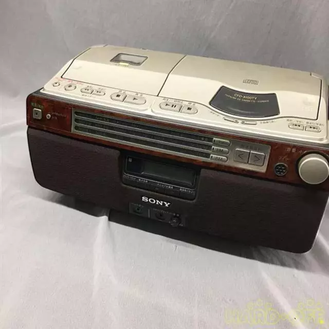 SONY CFD-A100TV CD RADIO CASSETTE RECORDER Junk and Parts