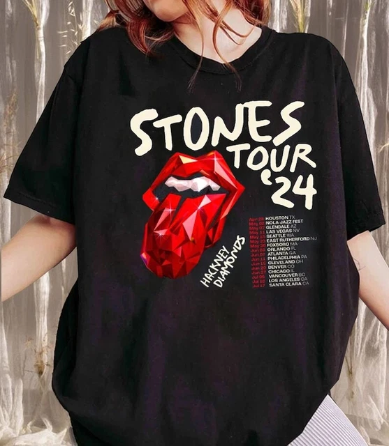 THE ROLLING STONES Hackney Diamonds Tour 2024 Schedule List TShirt 32