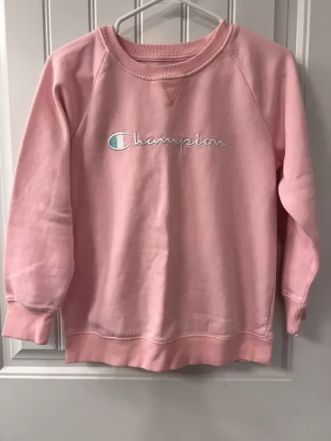 Youth Girls Size XL Champion Pink Sweatshirt