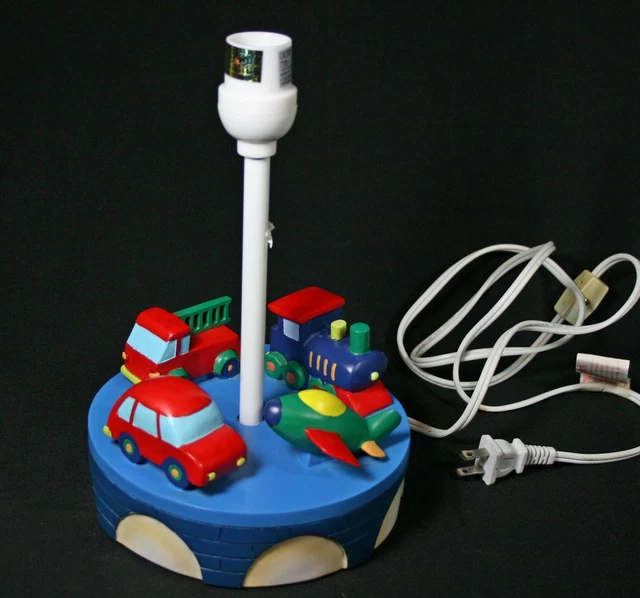 Kidsline Nursery Or Boy’s Room Transportation Theme Lamp