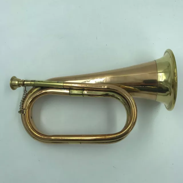 Instrument de musique rétro clairon trompette de cavalerie de l'armée de...