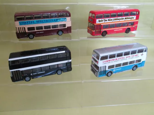 Four Efe Diecast Model Buses - Bristol Vr - Northern, Devon, Eastern & Yorkshire