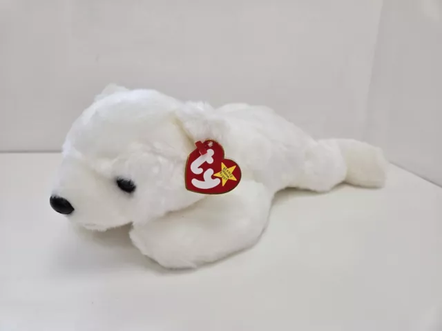 TY Beanie Buddy “Chilly” the Polar Bear Retired Vintage MWMT (13 inch)