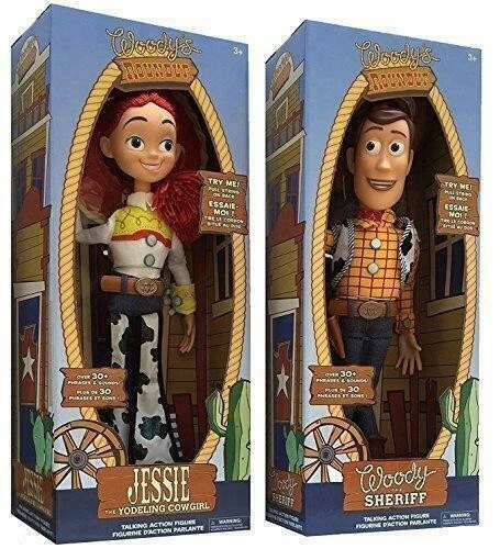 Toy story Woody Jessie talking plush dolls