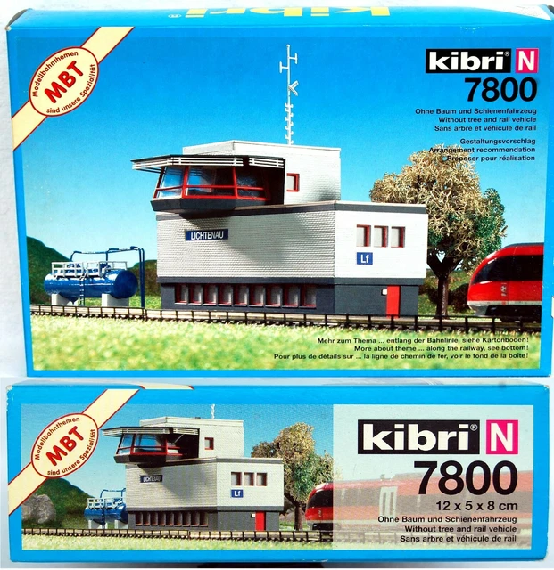 Kibri 7800 - Stellwerk Lichtenau - MBT Modellbau Gebäude Mit Tankanlage, 12x5x8 Cm