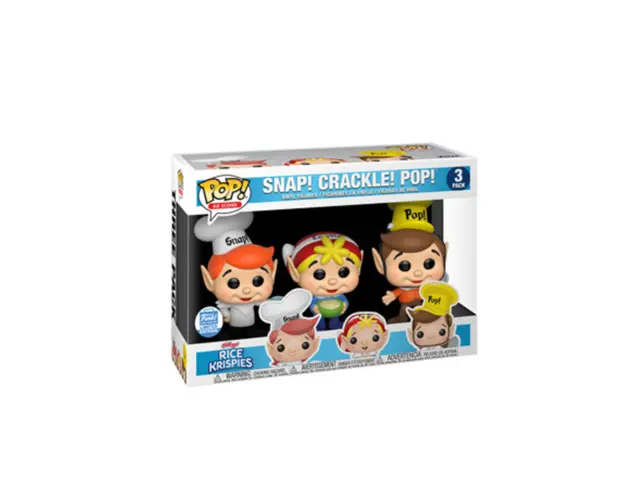 Funko POP! 3-Pack Rice Krispies - Snap! Crackle! Pop! with Soft Protector (B7)