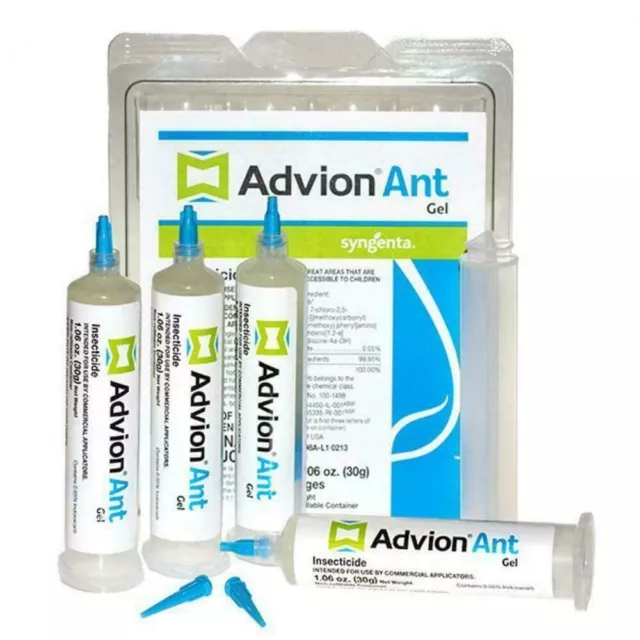 Genuine Syngenta Advion Ant Gel Ant Killer | 4 x 30g tubes FAST SHIPPING SYNDEY