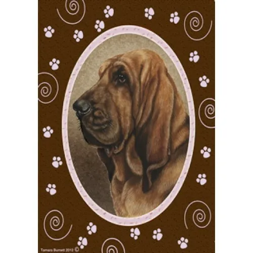 Paws House Flag - Bloodhound 17073