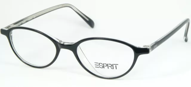 ESPRIT 9096 COLOR-910 BLACK /CLEAR EYEGLASSES GLASSES PLASTIC FRAME 47-18-140mm