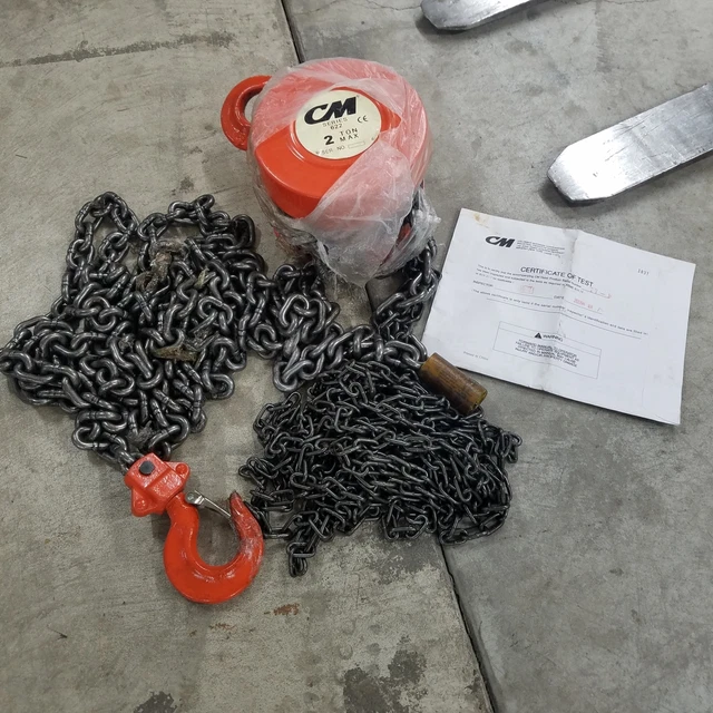 Columbus McKinnon Series 622 Hand Chain Hoist, 2 Ton Max - NEW
