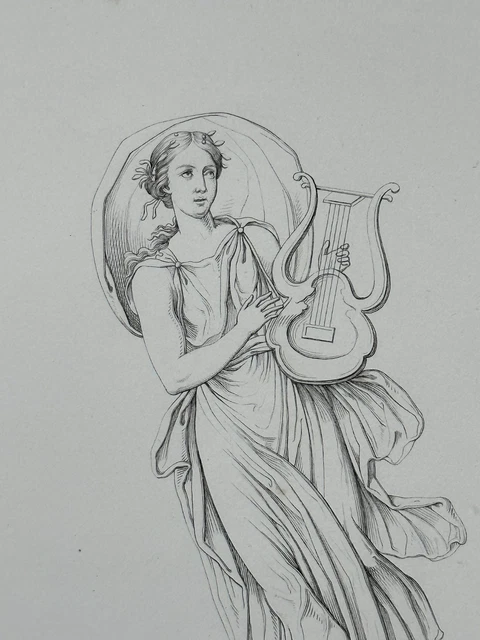 Gravure Ancienne Fernand Besnier – Corbeaux, Thème Curiosa, XIXe Siècle