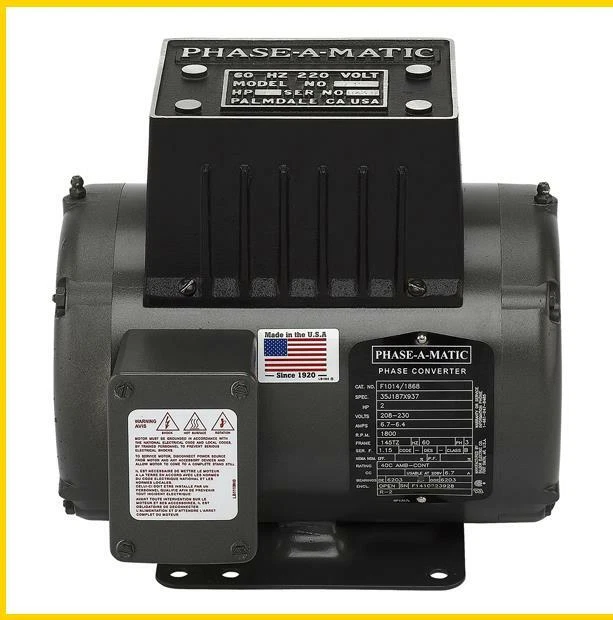 R-2  2 Hp - 220 Vac - Phase-A-Matic Rotary Phase Converter