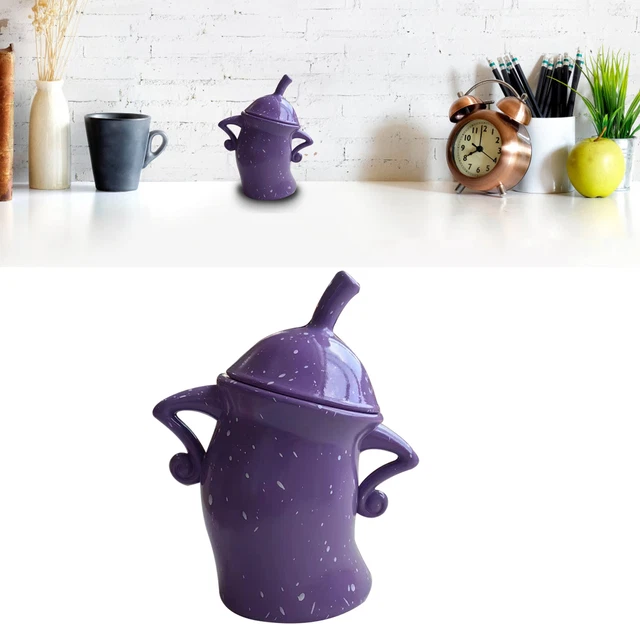 Desktop Mug Ornament Easy To Store Drop-Resistant Sturdy(Purple) 2BB