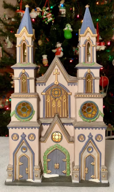 Retired Dept 56 Christmas Heritage Village OLD TRINITY CHURCH: In The City 3