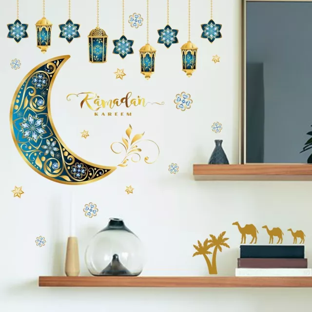 Brand New Wall Sticker Decor Ramadan Stars 2024 Bar Decoration For Home