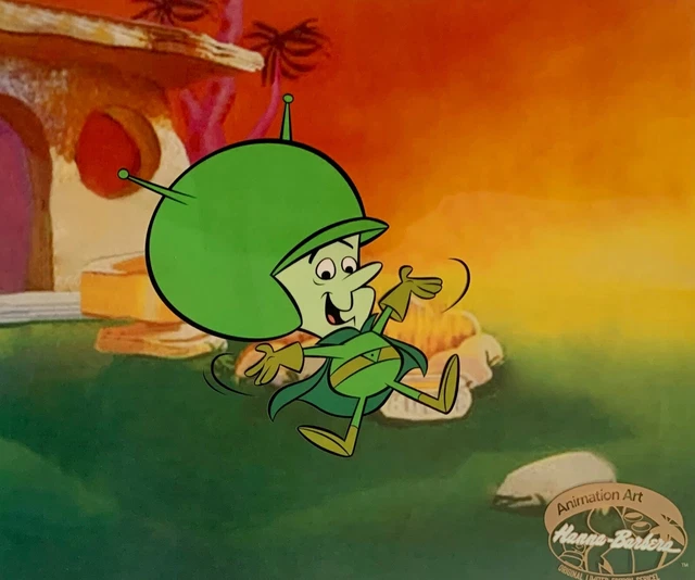 The Flintstones Great Gazoo Sericel Animation Art Cel vrogue.co
