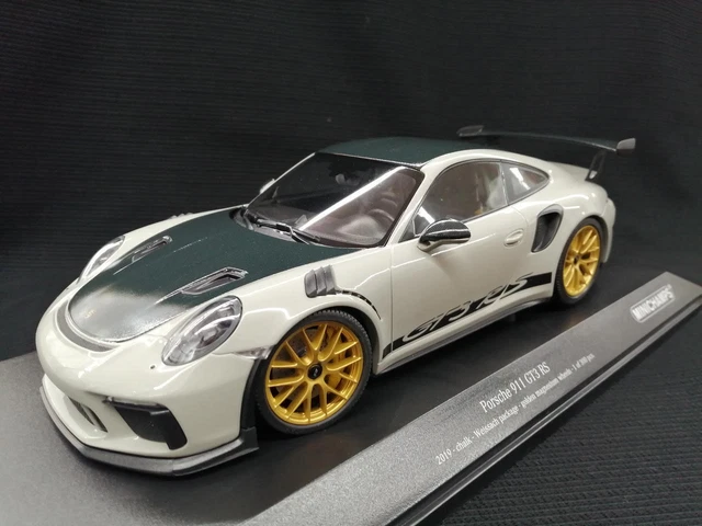 Porsche 911 GT3 2018 Verte - MINICHAMPS 1/18 AX433 Référence 110067026