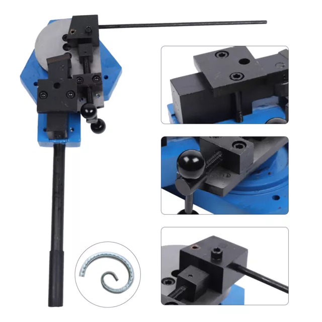 Bender Flat Round Square Angle Bar Bending Machine Tool & Stopper & Scroll Tool