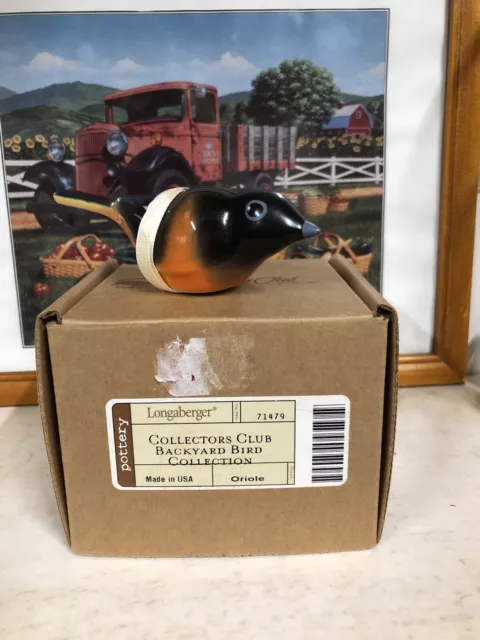 Longaberger Collectors Club Backyard Bird - Oriole