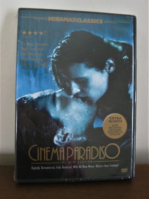 Cinema Paradiso New/Sealed Dvd,   Extentded & Original Versions - Ships Free