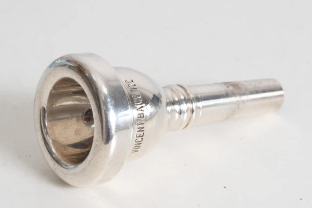 Boquilla Trombón Tenor Vincent Bach Serie 350 Modelo 6 1/2AL - Plateado, Mango Estrecho, Caldera Media