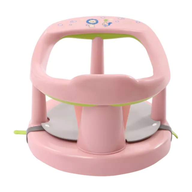 Baby Bath Seat Ring Chair Tub Infant Toddler Toys With 4 Anti Slip Suction Cups