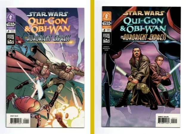 Star Wars: Qui Gon and Obi Wan Aurorient Express #1 & #2, Dark Horse, 2002