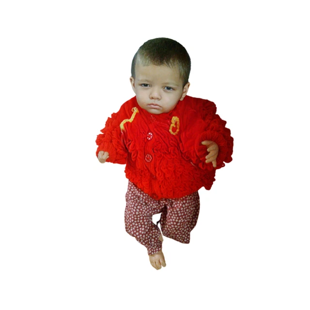Lot 3 Pièces Bébé Tricoté Main Laine - Veste Anorak Et Bonnet, Taille 6-9 Mois, Neuf Fait Main - Vintage