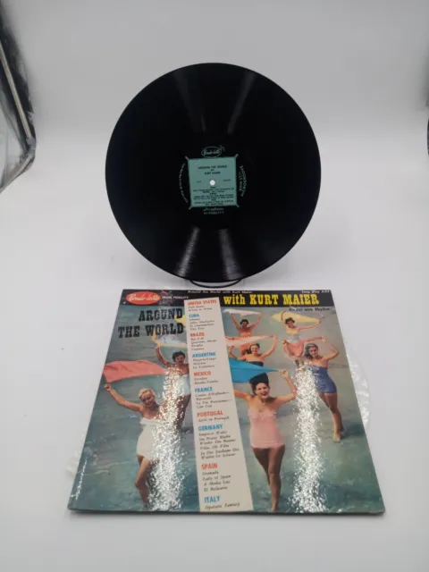 BOXDG33 Kurt Maier - Around The World Avec LP, Album, Mono Rondo-Lett