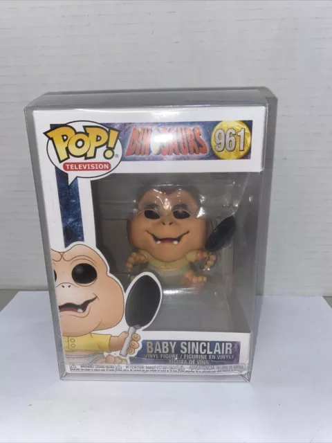 Funko Pop Television: Dinosaurs Baby Sinclair #961 With Eco Tek Protector