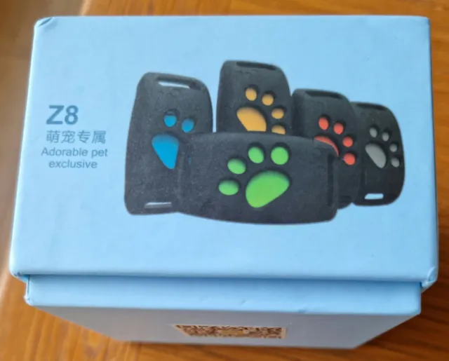 Z8 - Un localizzatore per animali domestici GPS collare cane/gatto resistente all'acqua ricarica USB
