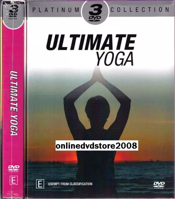 ULTIMATE YOGA (3 DVD BOXSET) Healthy EXERCISE Body TONING Fitness WORKOUT NEW
