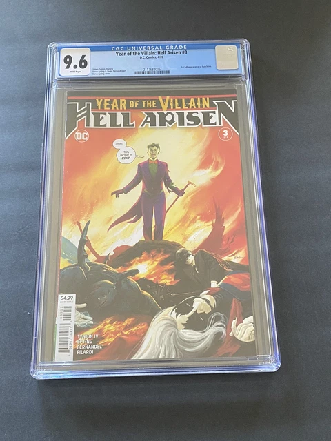 Year of the Villain: Hell Arisen #3 CGC 9.6 WP 1st Full App Punchline