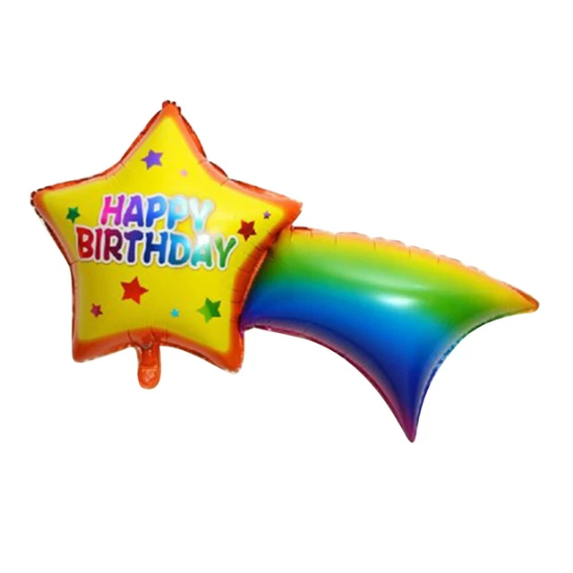 Regenbogen Luftballons Aus Folie – 6 Stück Bunte Mylar Ballons Für Geburtstag, Hochzeit, Baby-Party & Deko
