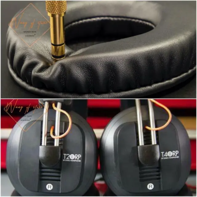 Soft Leather Ear Pads Foam Cushion For Fostex T20RP T20RP-MK3 T40RP-MK3 Headsets