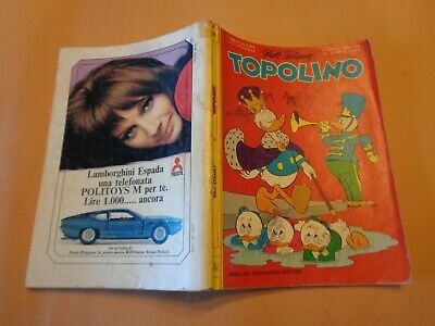 Topolino N°699 Originale Mondadori Disney"Buono"1969 Con Bollini