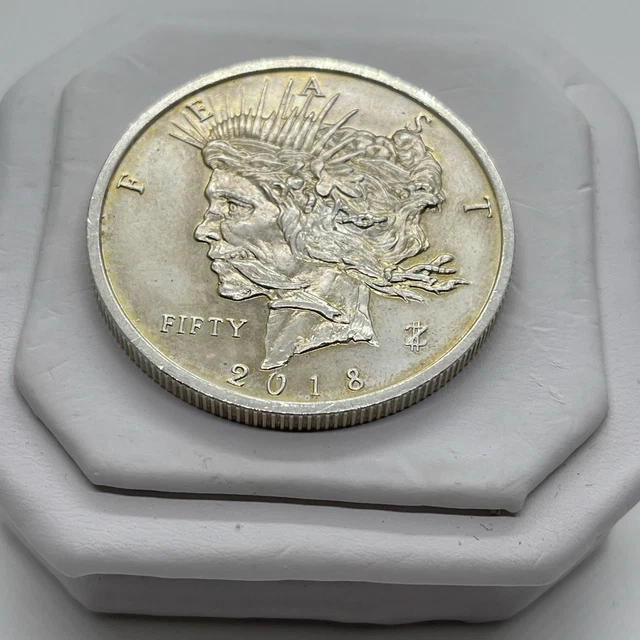2018 FEAST 50 Zombucks 1 oz .999 Fine Silver Currency Of The